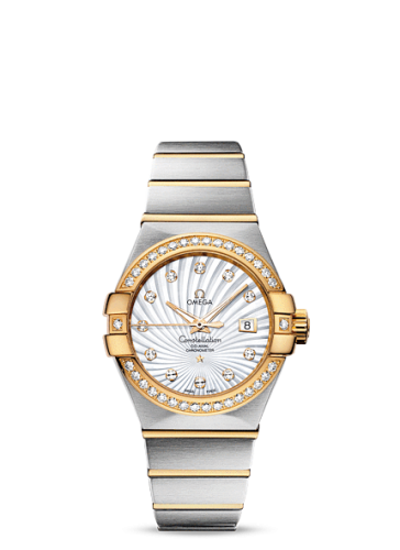 Omega Constellation Co-Axial 31 Stainless Steel / Yellow Gold / Diamond / MOP Supernova
